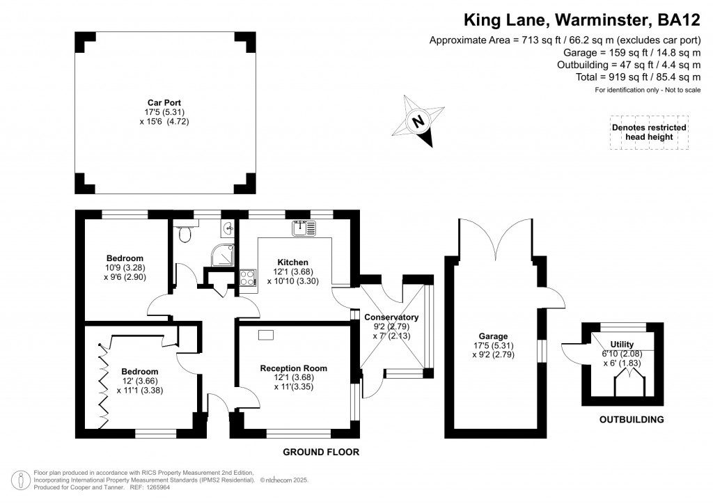 Floorplans For King Lane, Warminster, Wiltshire