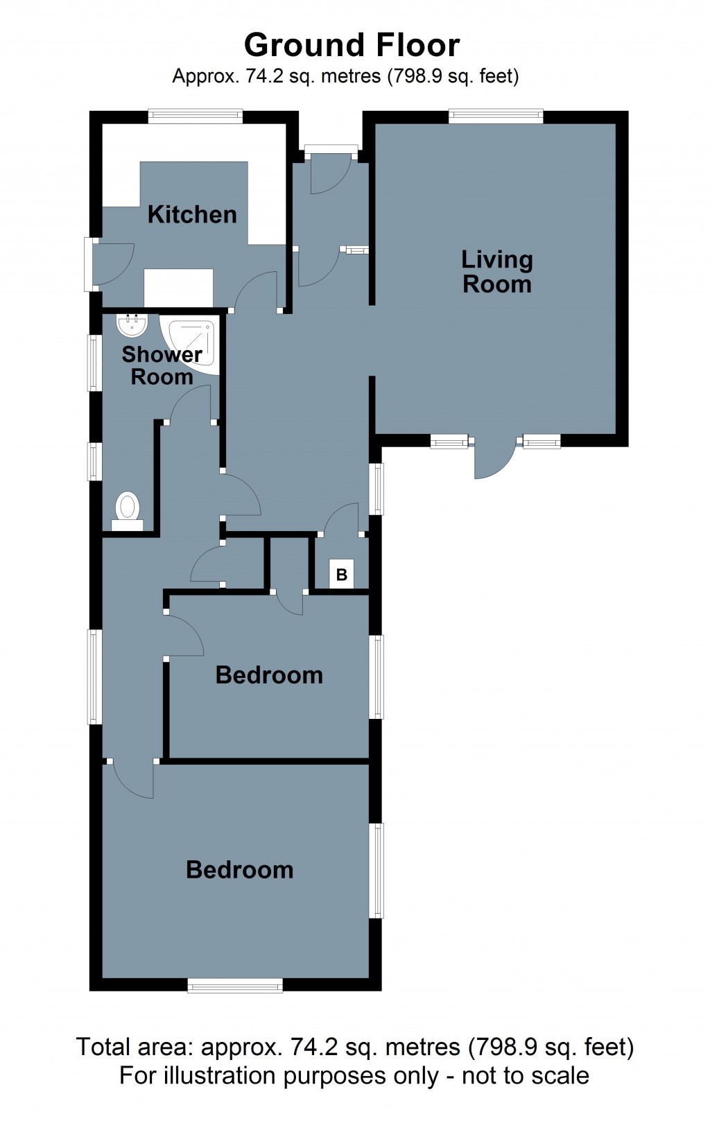 Floorplans For Norman Close, Battle, East Sussex