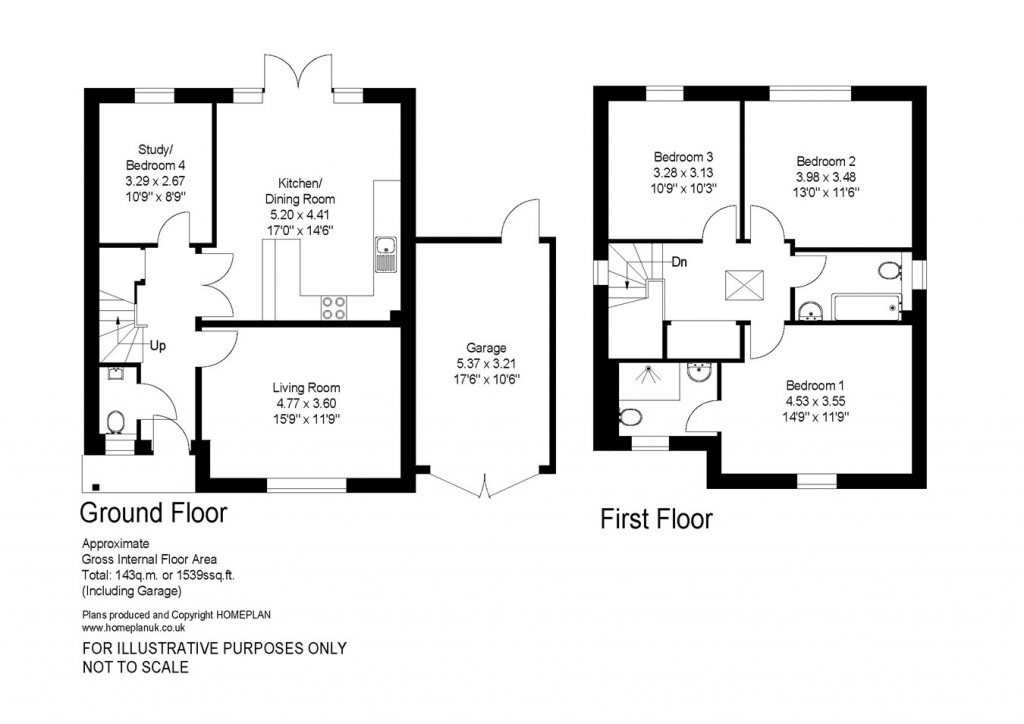 Floorplans For Kings Farm Lane, Hordle, Lymington, SO41