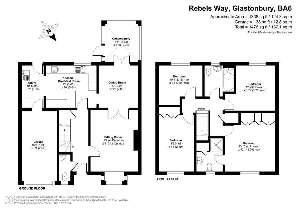 Floorplans For Rebels Way, Glastonbury, Somerset