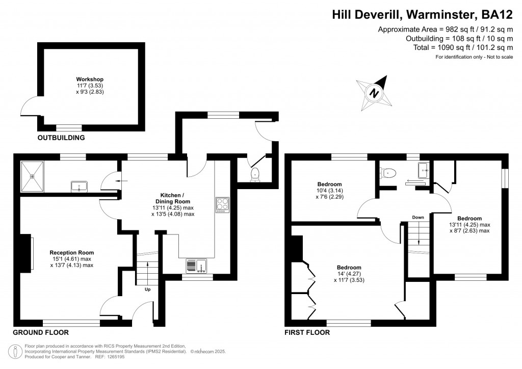 Floorplans For Hill Deverill, Wiltshire