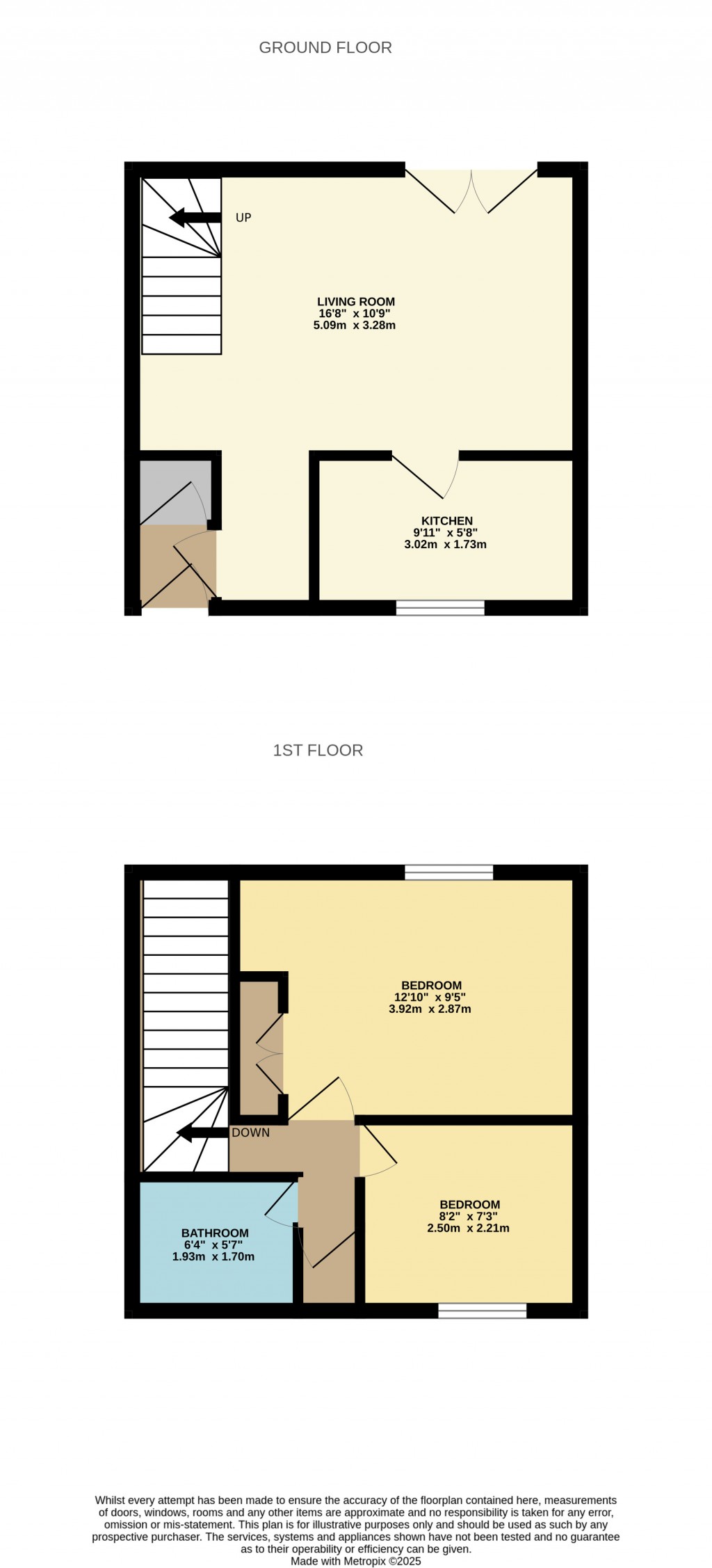 Floorplans For Symons Way, Cheddar, Somerset