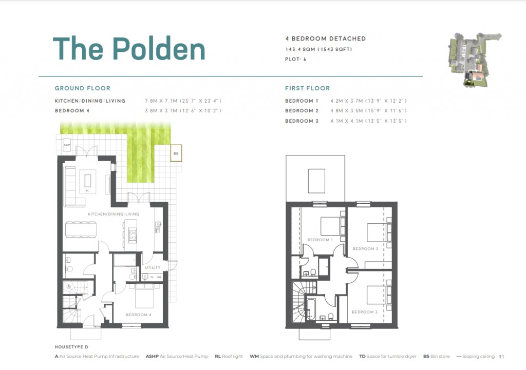 Floorplans For The Close, Wedmore