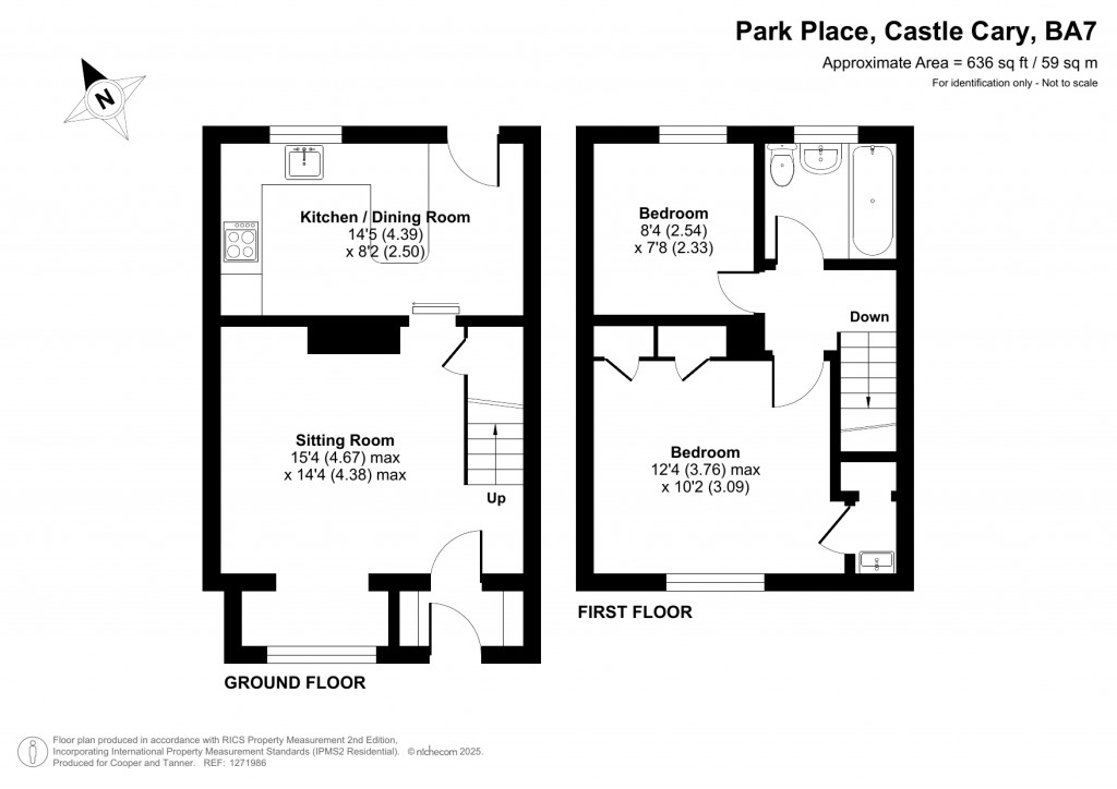 Floorplans For Park Place, Castle Cary, Somerset