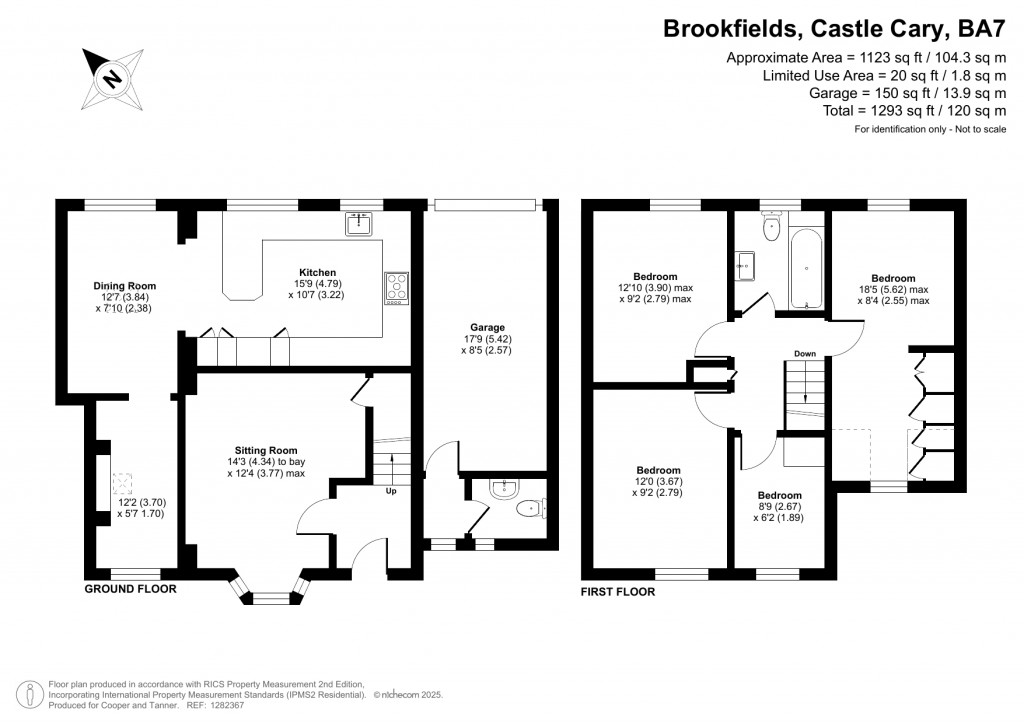 Floorplans For Brookfields, Castle Cary, Somerset