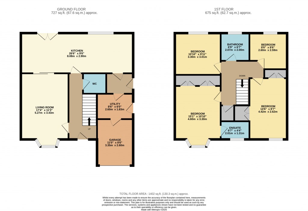 Floorplans For Charterhouse Close, Cheddar, Somerset