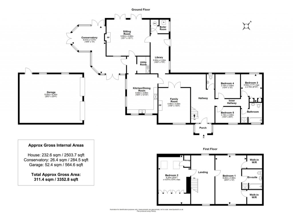 Floorplans For Main Road, East Boldre, Brockenhurst, SO42