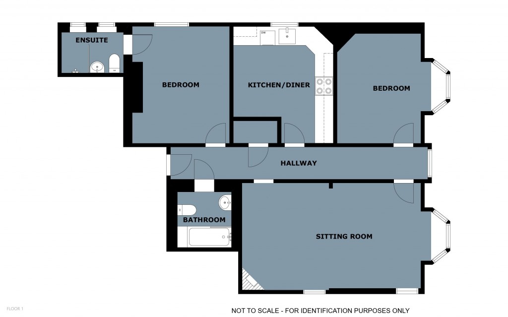 Floorplans For Old London Road, Hastings, East Sussex