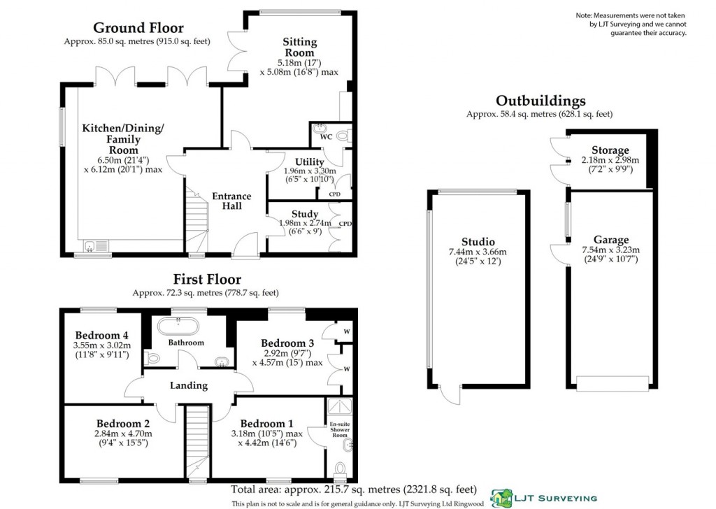 Floorplans For Lyndhurst Road, Bransgore, Christchurch, BH23