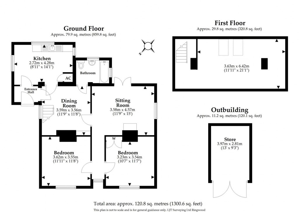 Floorplans For Furze Hill, Fordingbridge, SP6