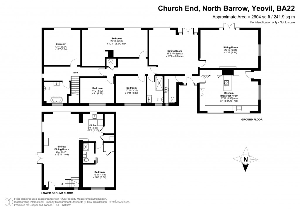 Floorplans For North Barrow, Yeovil, Somerset
