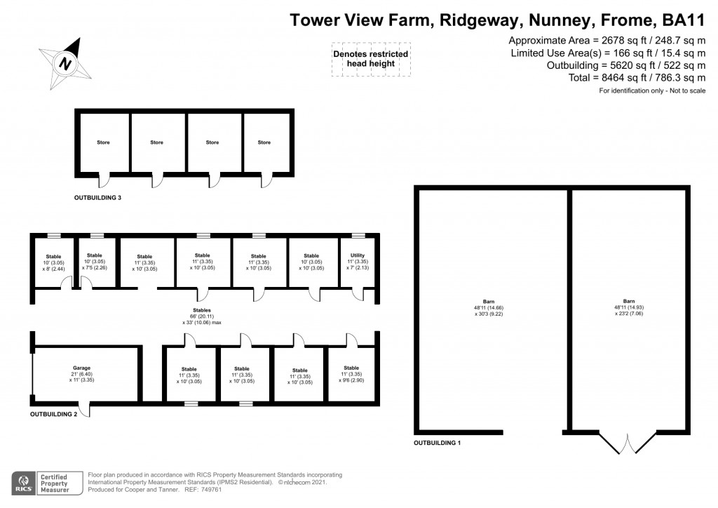 Floorplans For Nunney, Frome, Somerset