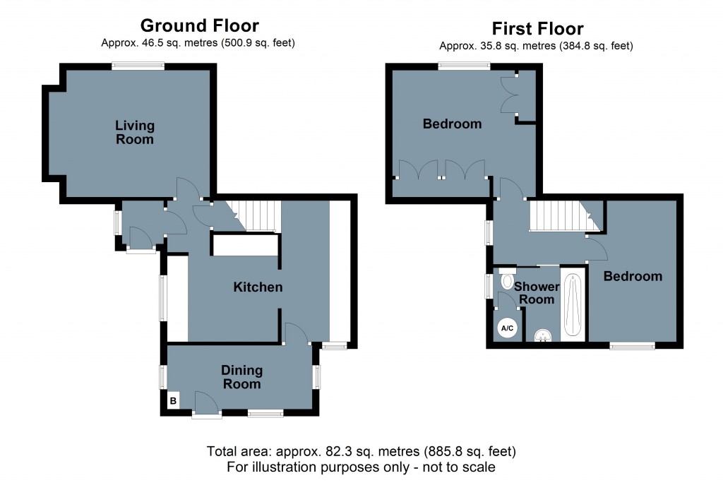 Floorplans For Hooe, East Sussex