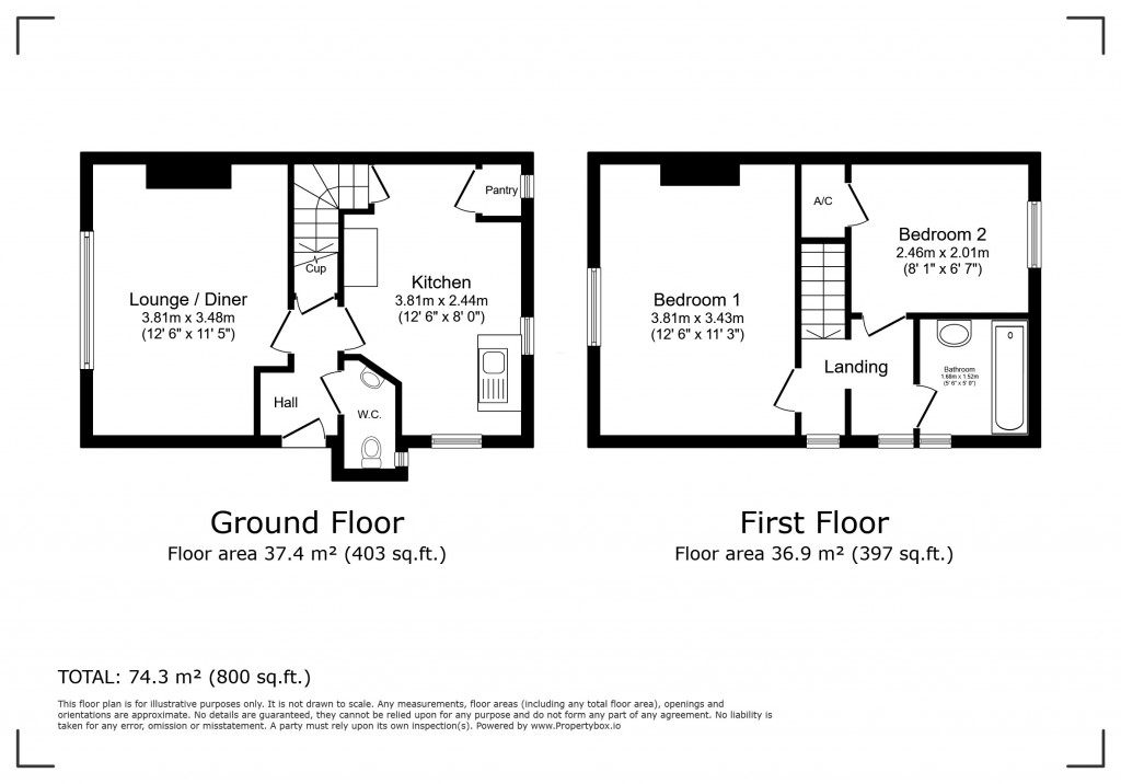 Floorplans For Farm Road, Street, Somerset
