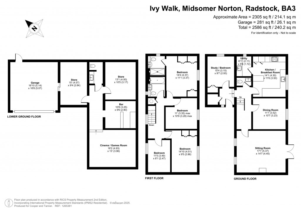 Floorplans For Midsomer Norton, Radstock, Somerset