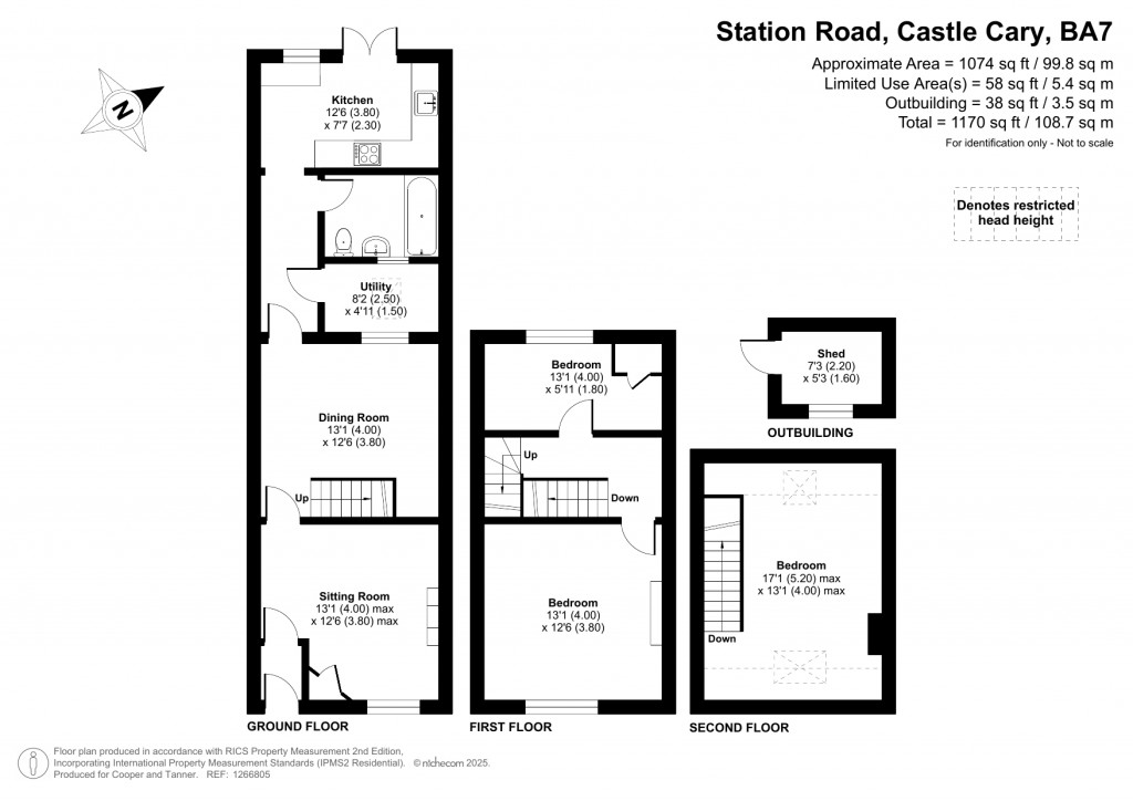 Floorplans For Station Road, Castle Cary, Somerset