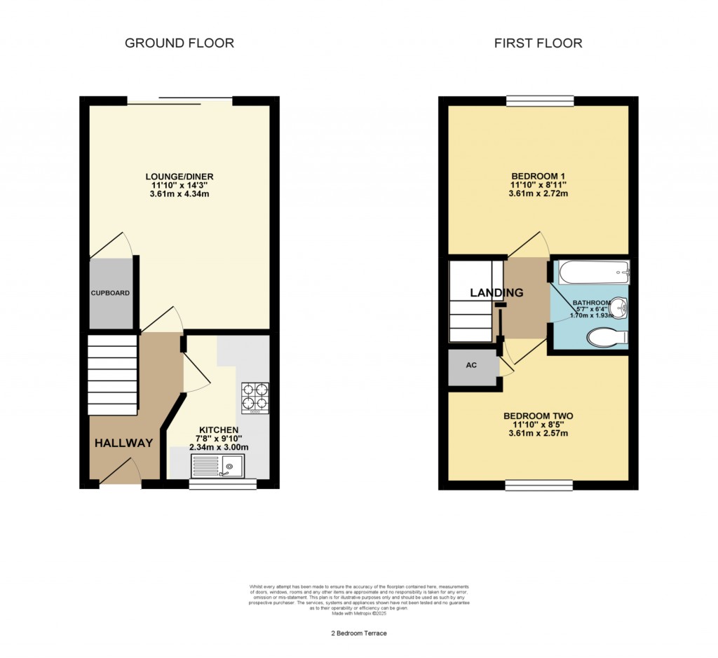 Floorplans For Mendip View, Street, Somerset