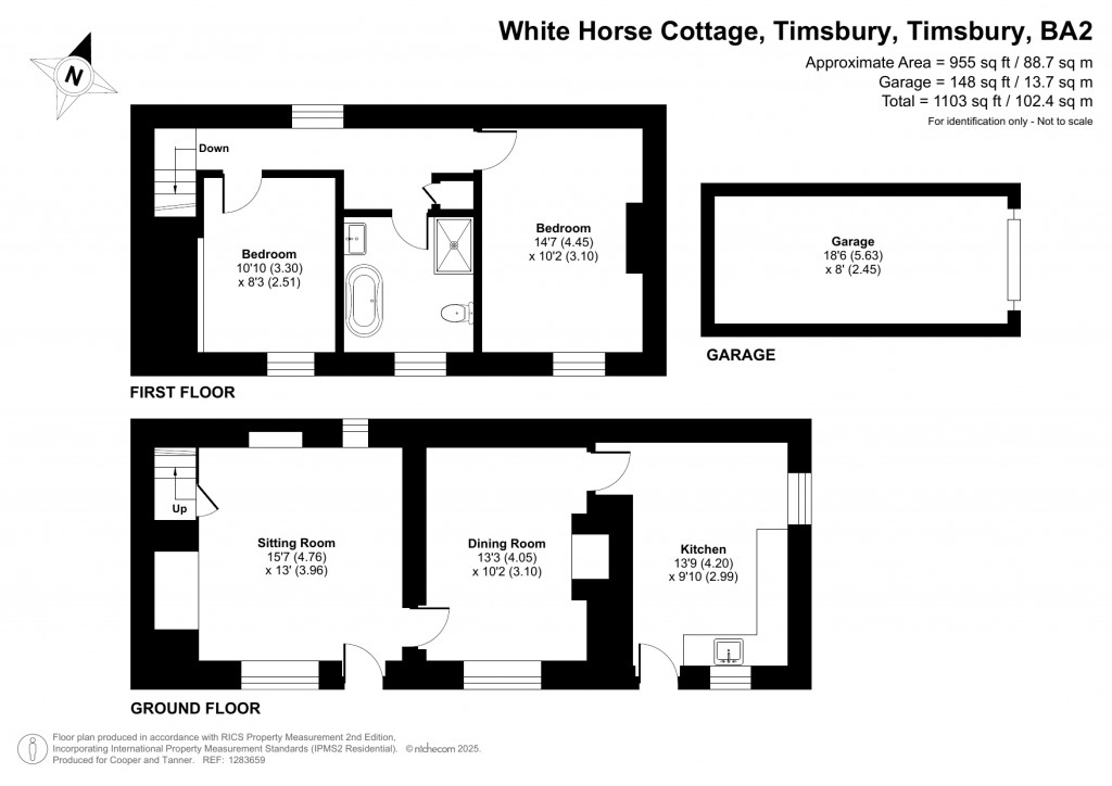 Floorplans For Mill Lane, Timsbury, Bath, Somerset