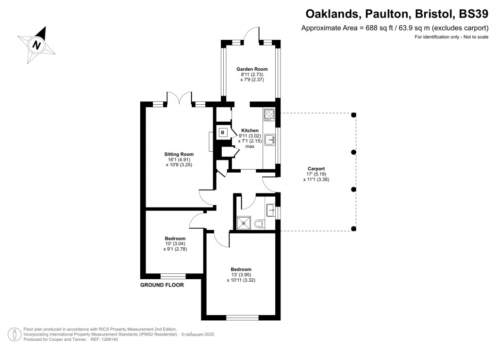 Floorplans For Oaklands, Paulton, Bristol, Somerset