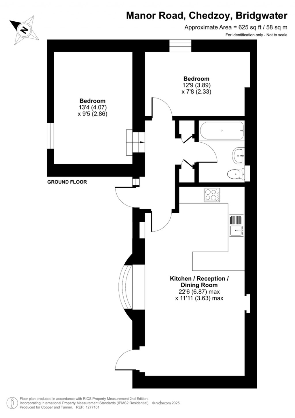 Floorplans For Manor Road, Chedzoy, Somerset