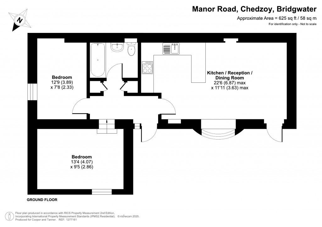Floorplans For Manor Road, Chedzoy, Somerset