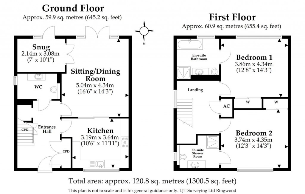 Floorplans For Redwood Drive, Winkton, Christchurch, BH23