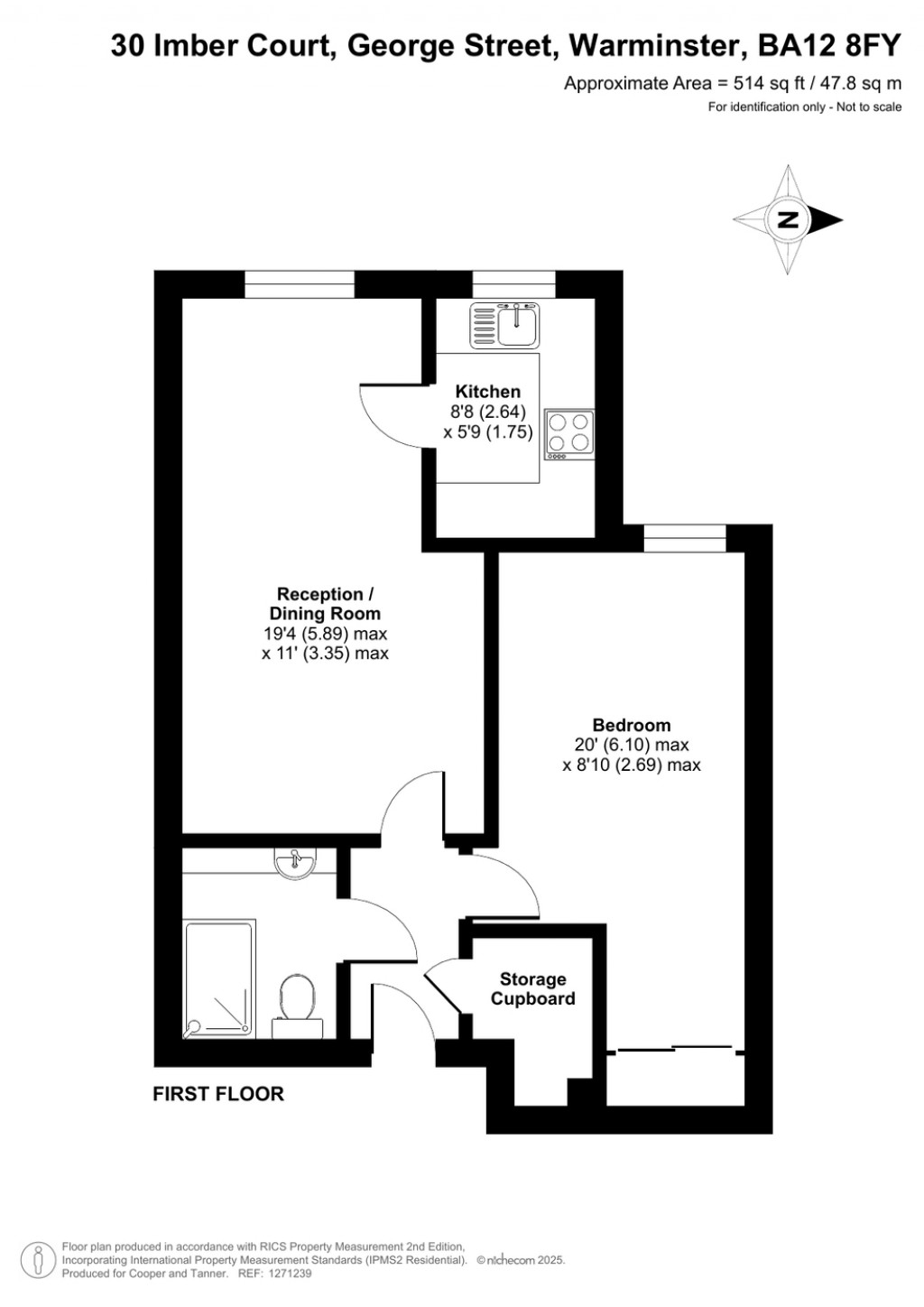 Floorplans For George Street, Warminster, Wiltshire