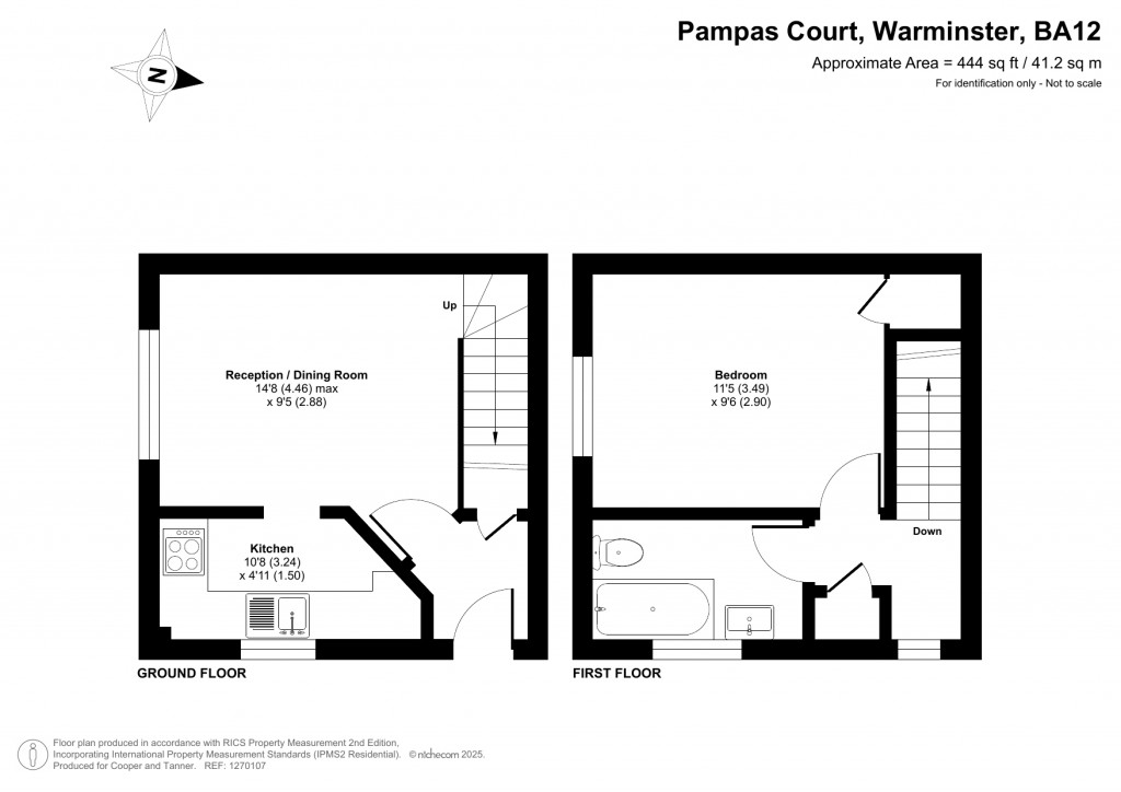 Floorplans For Pampas Court, Warminster, Wiltshire