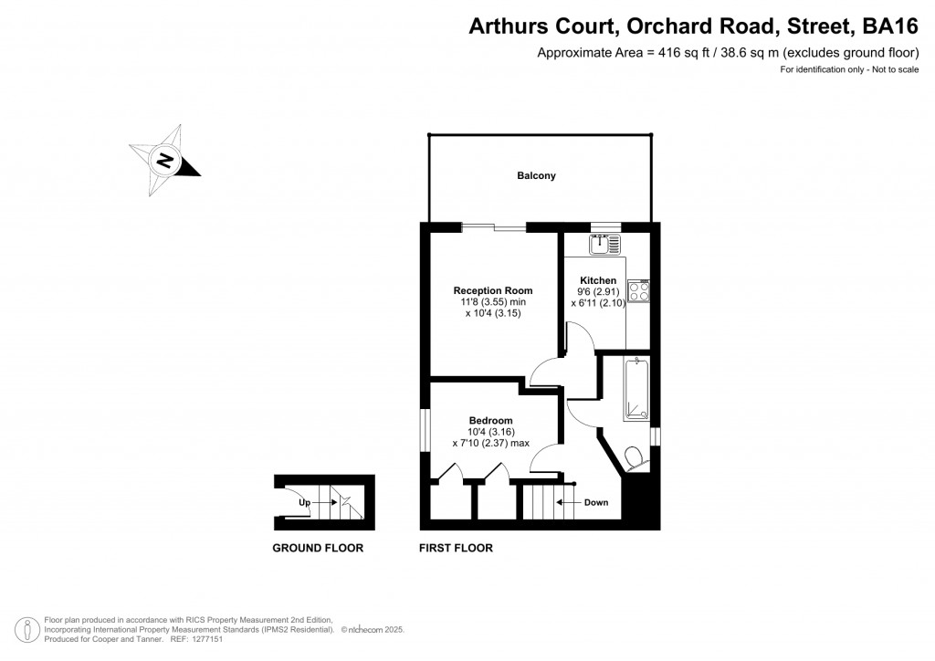 Floorplans For Orchard Road, Street, Somerset