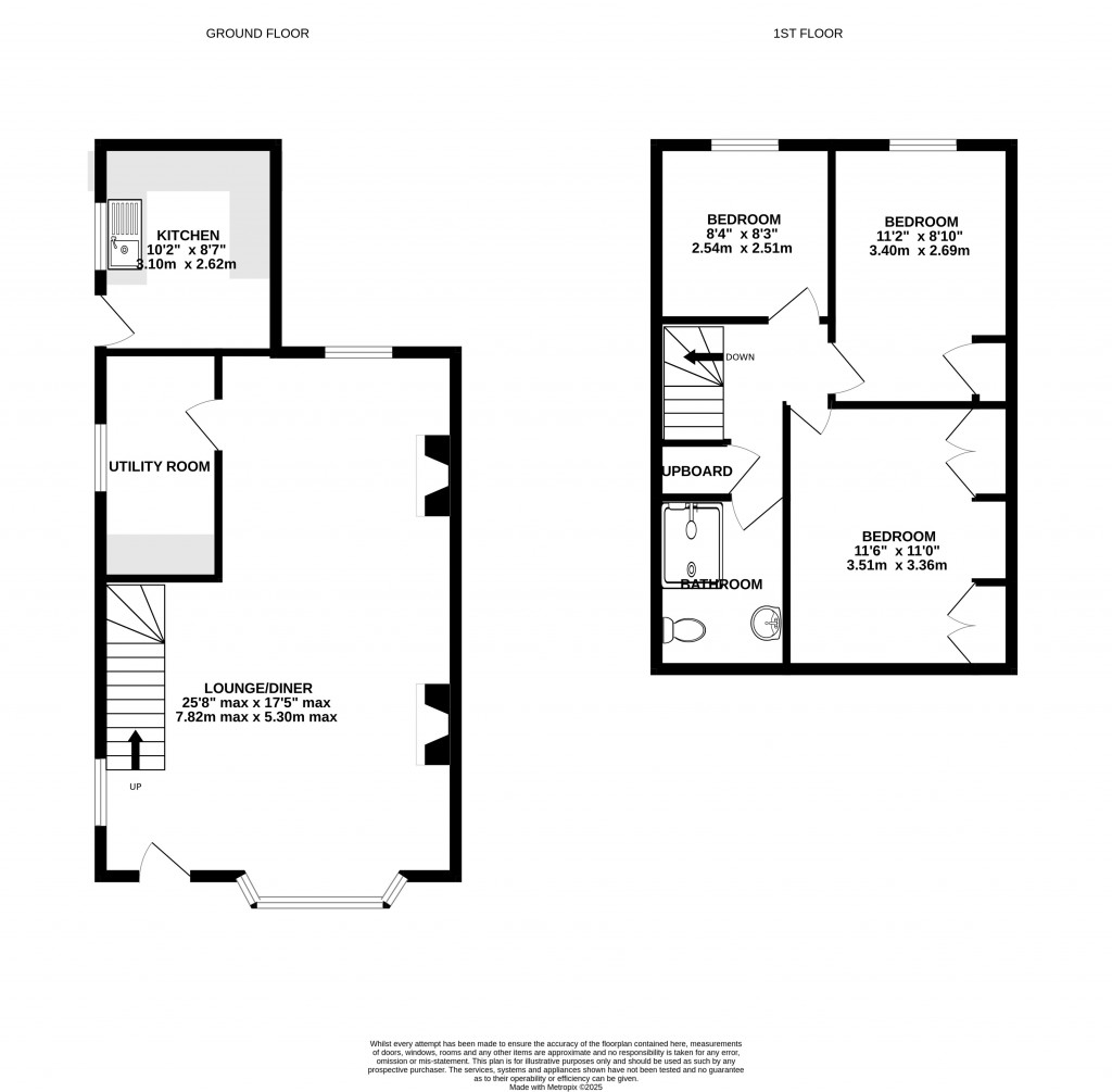 Floorplans For Valley View, Chilcompton, Radstock, Somerset