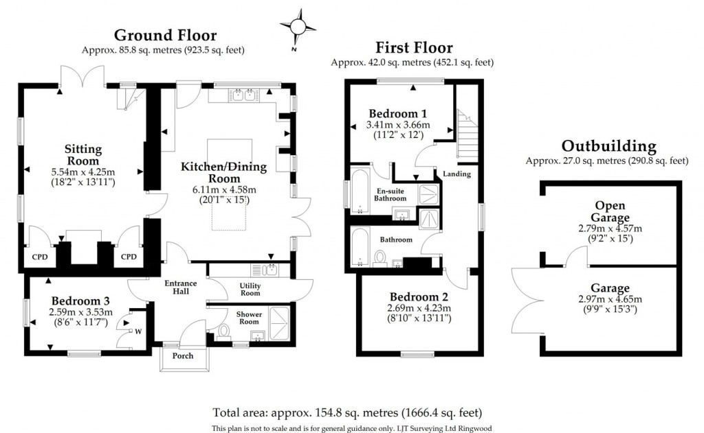 Floorplans For St Leonards, Ringwood, BH24