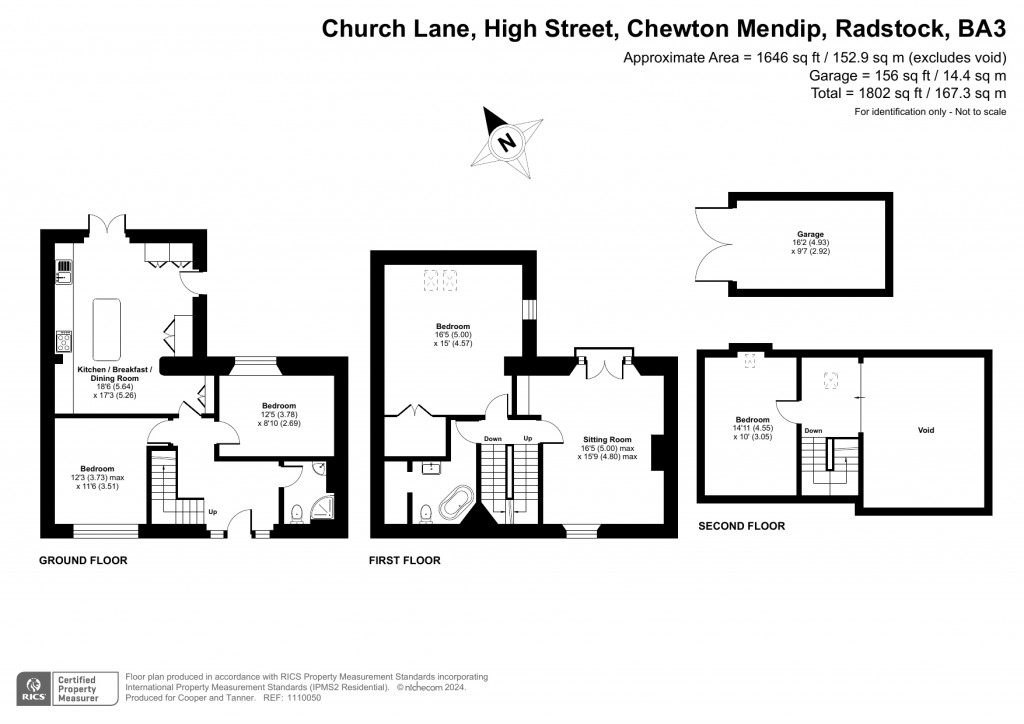 Floorplans For Manor Barn, Church Lane Chewton Mendip, Somerset