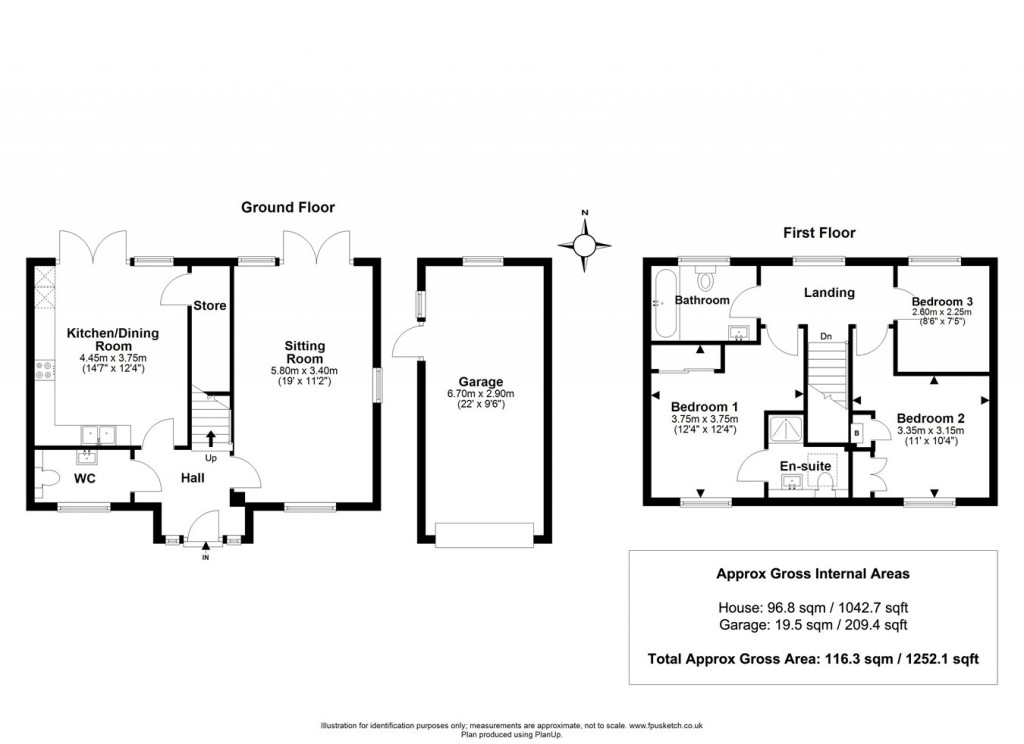 Floorplans For Nursery Grove, Pennington, Lymington, SO41