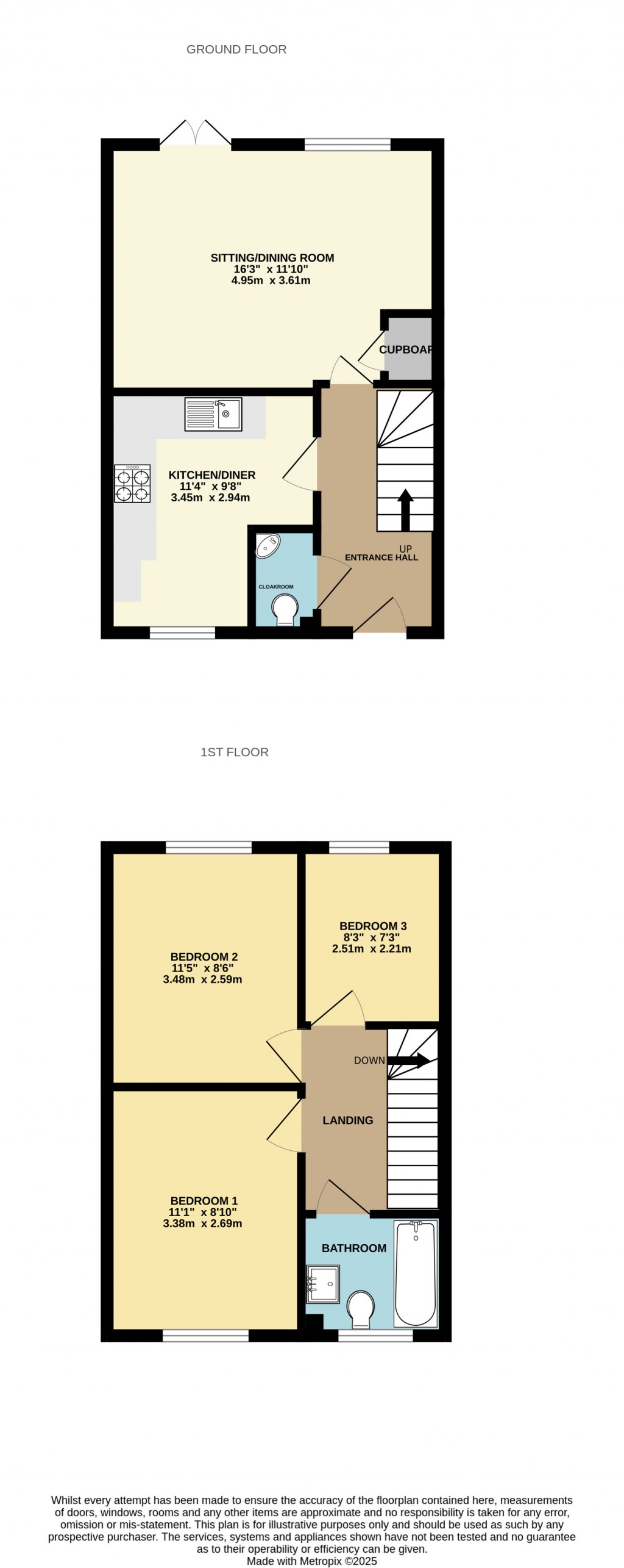 Floorplans For York Mews, Shepton Mallet, Somerset