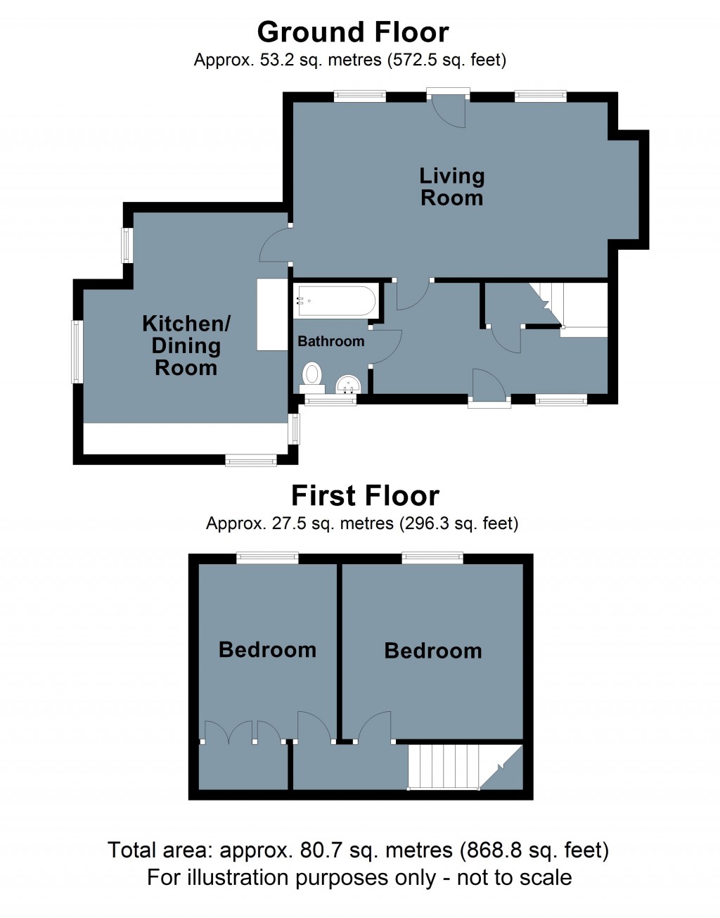 Floorplans For Hastings Road, Battle, East Sussex