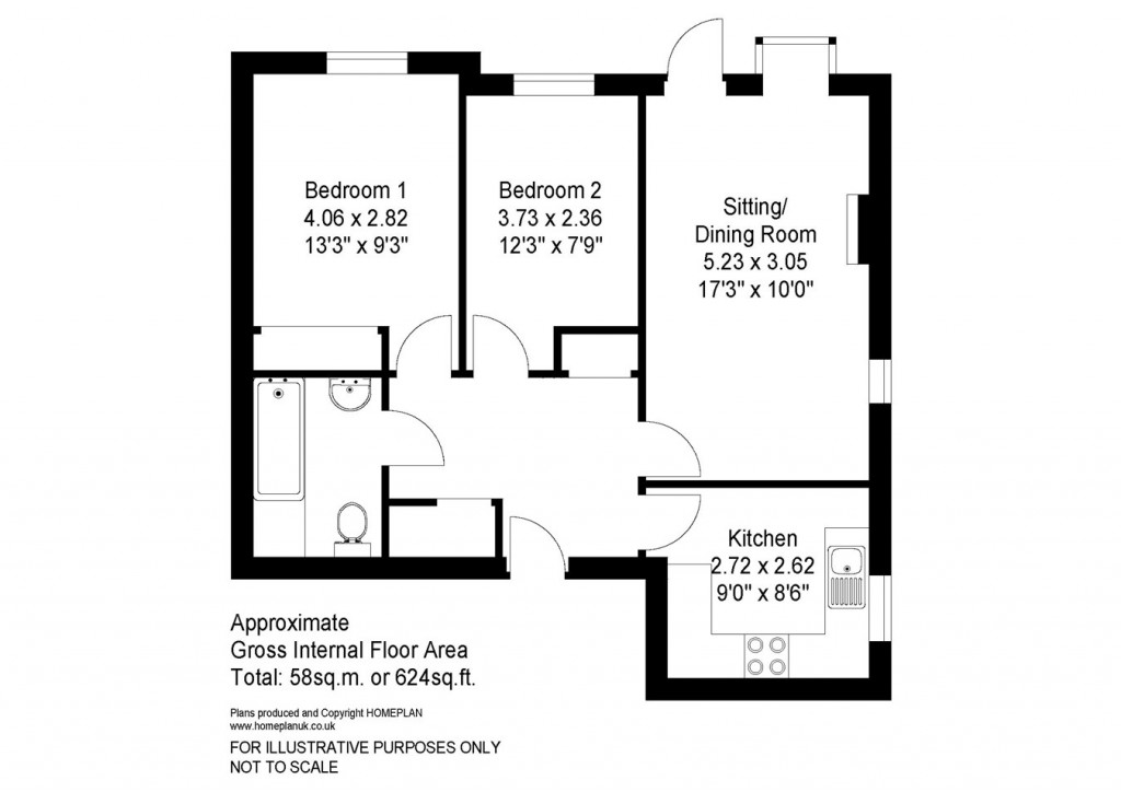 Floorplans For Brookley Road, Brockenhurst, SO42