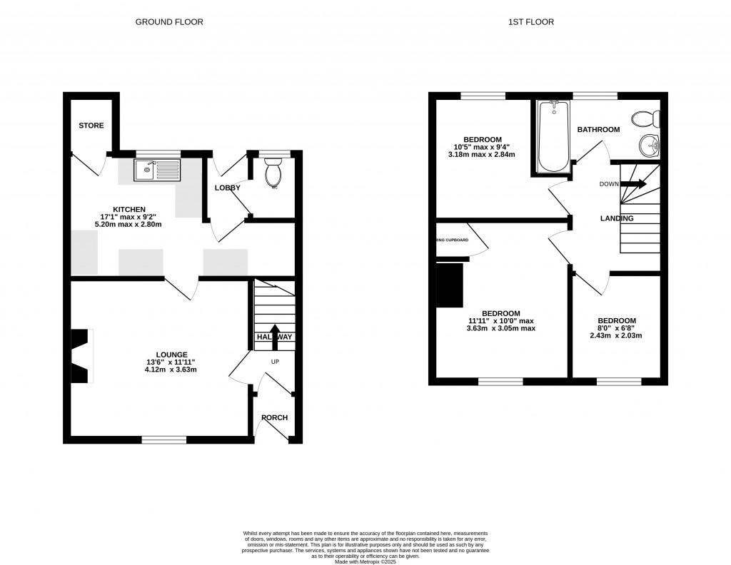 Floorplans For Bath Road, Oakhill, Radstock, Somerset