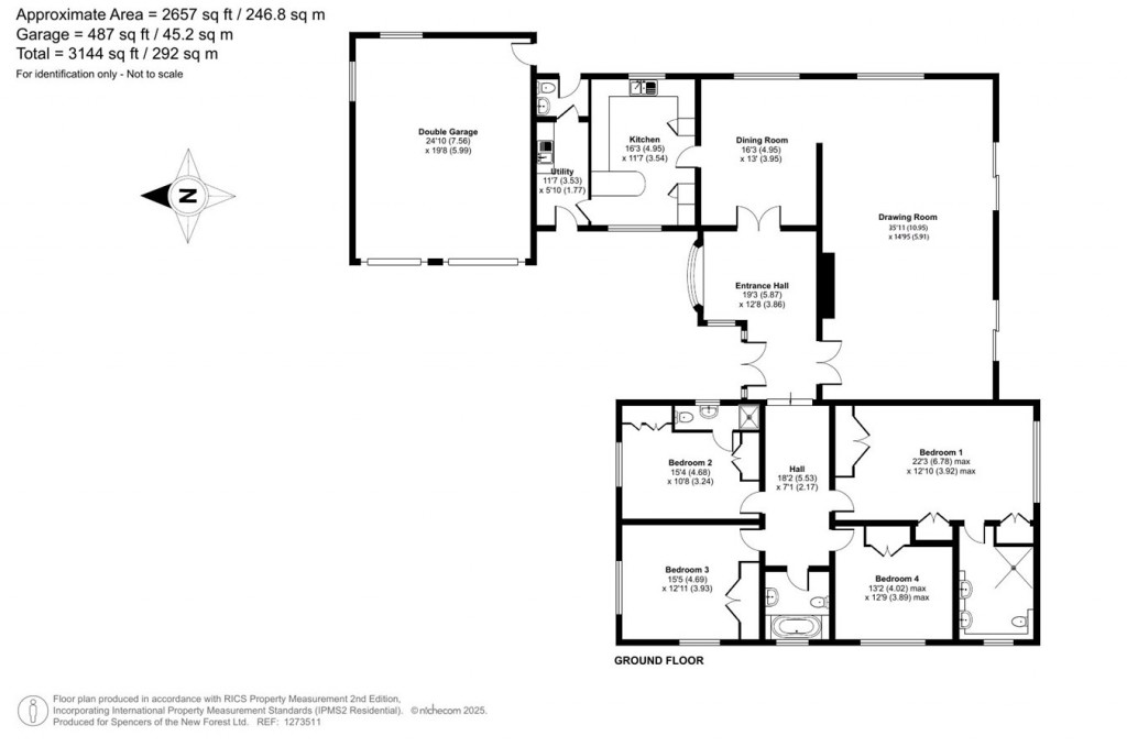 Floorplans For Broadlands Road, Brockenhurst, SO42
