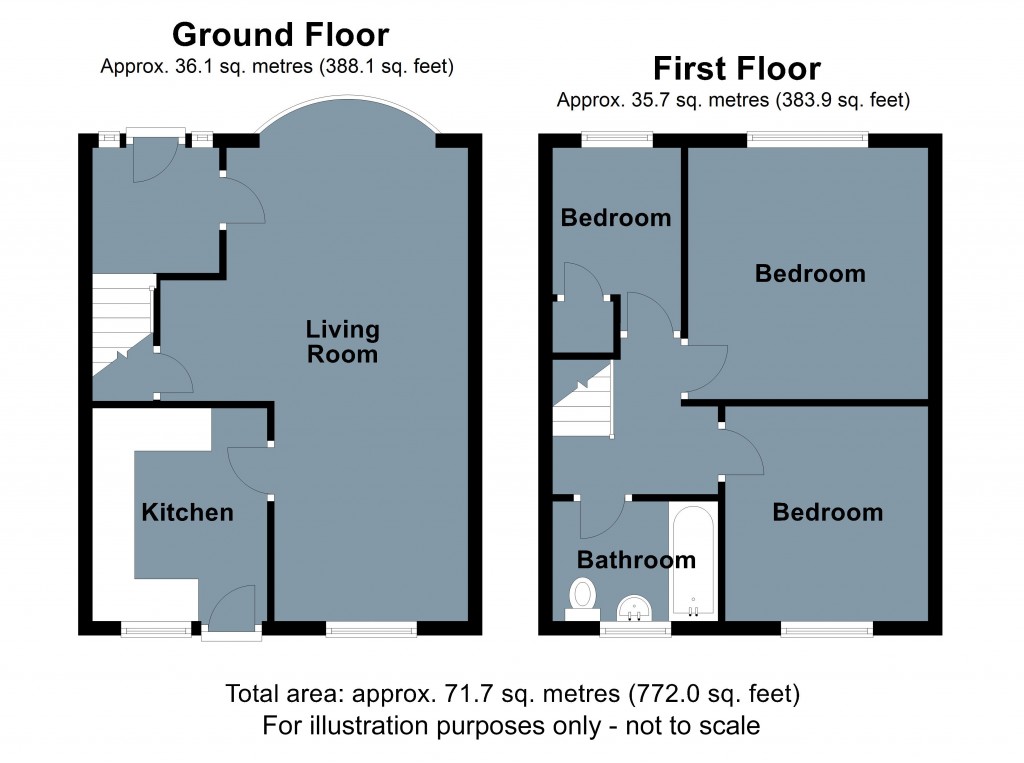 Floorplans For North Salts, Rye, East Sussex