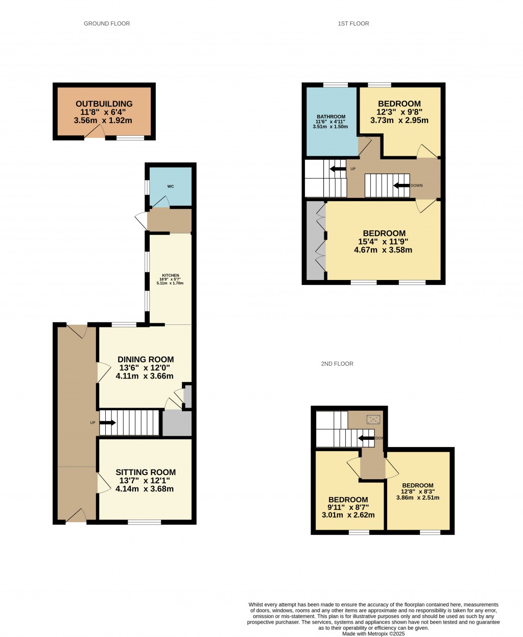 Floorplans For The Square, Axbridge, Somerset