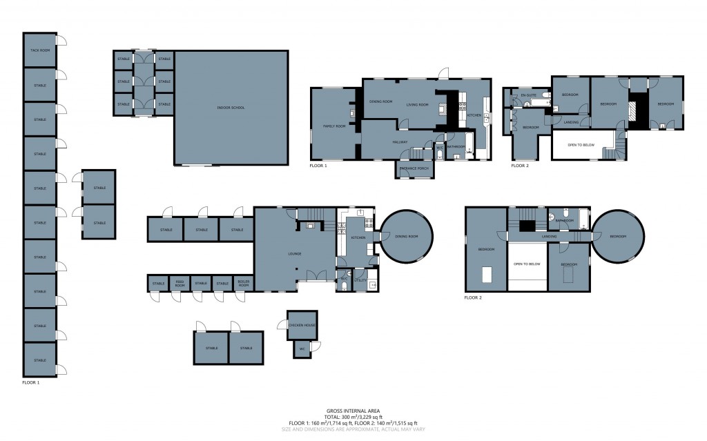 Floorplans For East Hoathly, Lewes, East Sussex