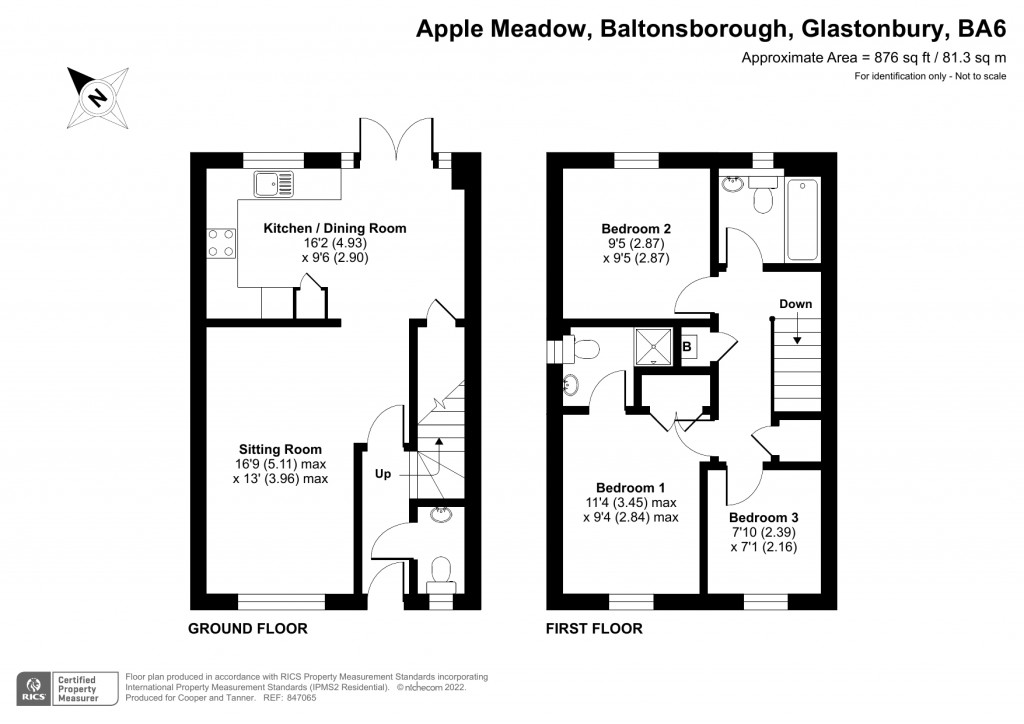 Floorplans For Baltonsborough, Somerset