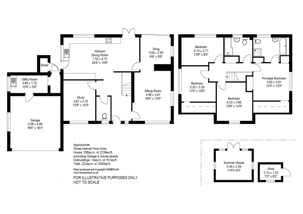 Floorplans For Ravenscourt Road, Lymington, SO41
