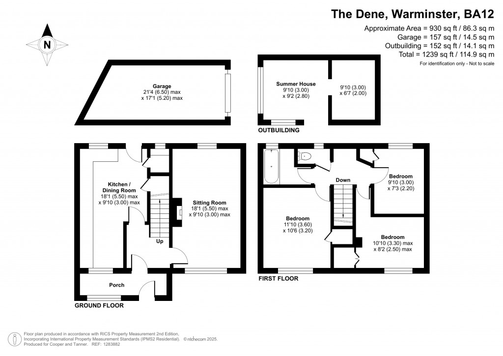 Floorplans For The Dene, Warminster, Wiltshire