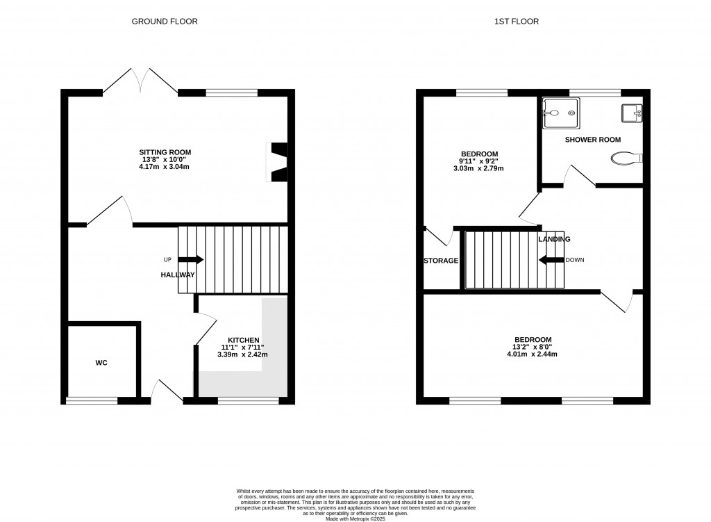 Floorplans For Mayfield Close, Glastonbury, Somerset