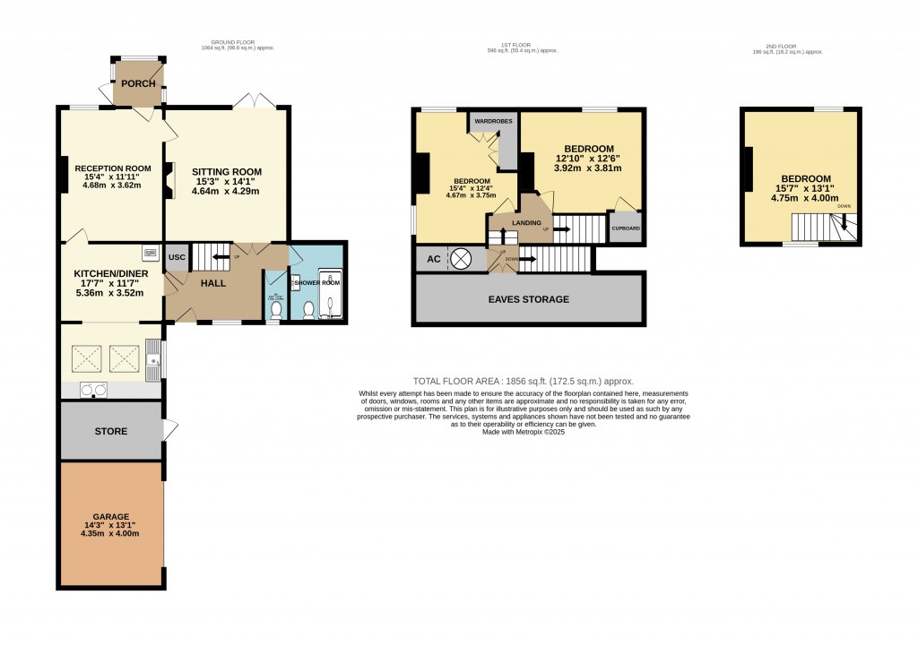 Floorplans For Wookey Hole, Nr Wells, Somerset