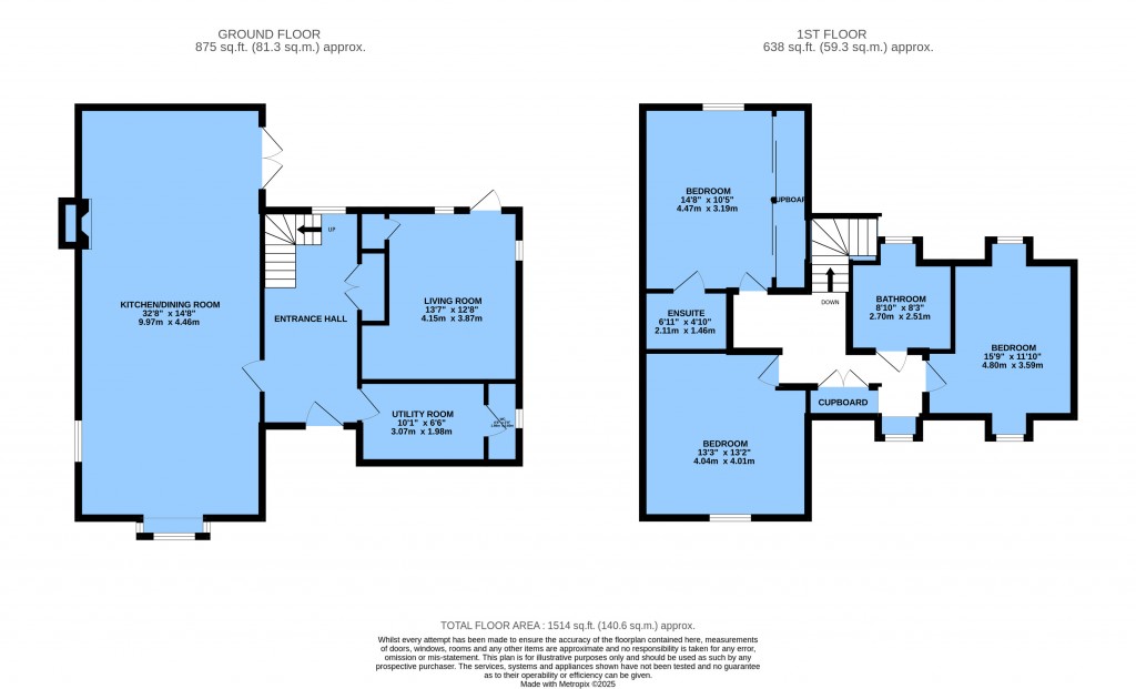 Floorplans For Broad Oak, Heathfield, East Sussex