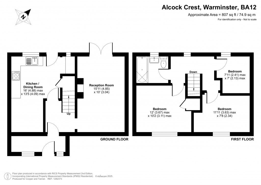 Floorplans For Alcock Crest, Warminster, Wiltshire