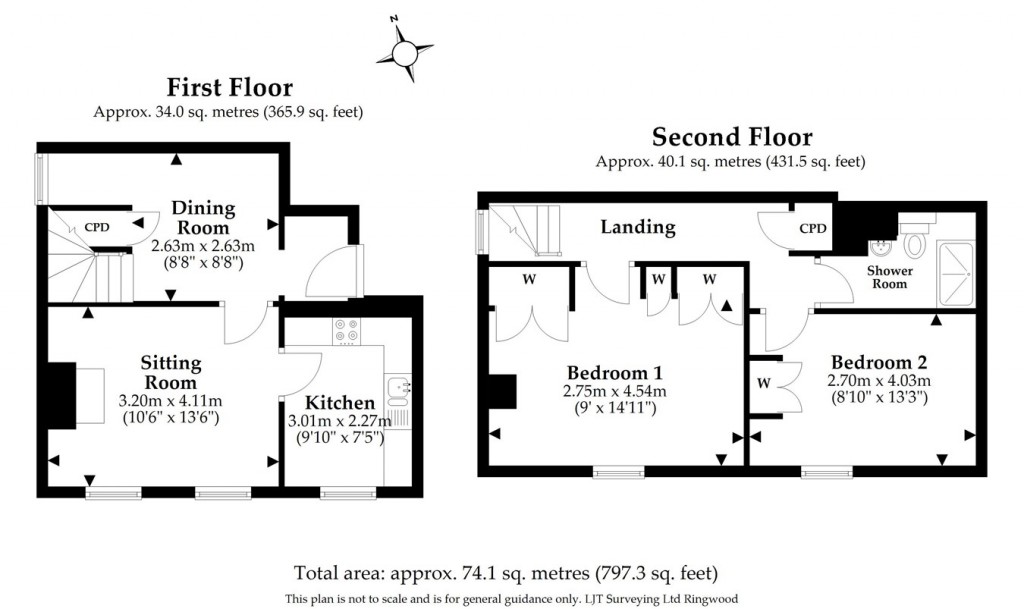 Floorplans For Market Place, Ringwood, BH24