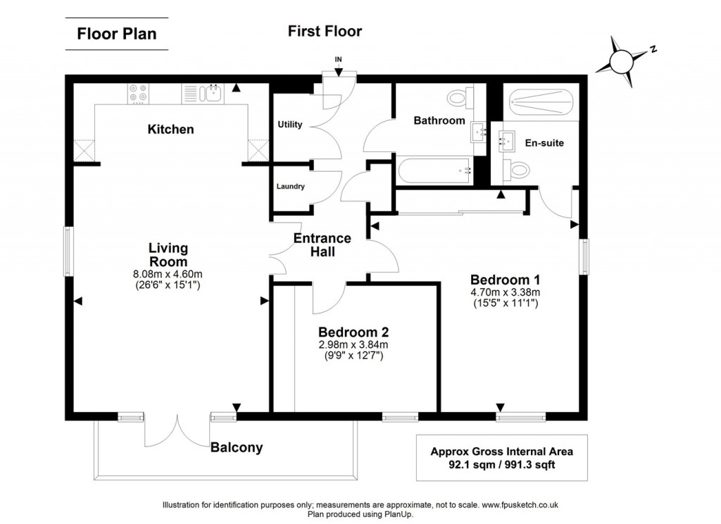 Floorplans For The Rise, Brockenhurst, SO42